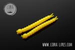 Libra Lures Slight Worm  38mm Cheese , Yellow 007